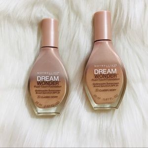 🆕 Maybelline Dream Wonder Fluid-Touch Foundation Set of 2